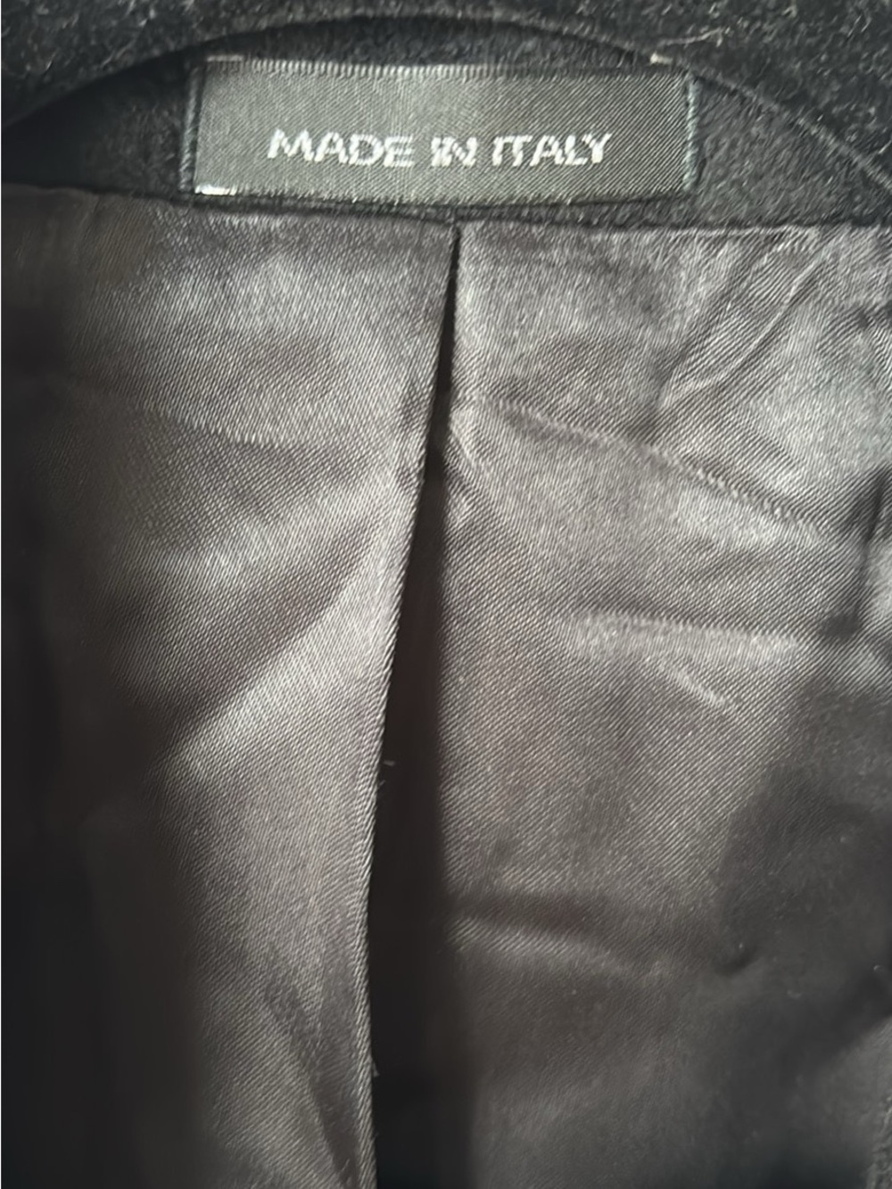 JAZ Men's (but could be women worn) Wool & Cashmere coat Made in Italy - Picture 3 of 7